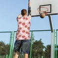 thumbnail image 5 of Sikiie Floral Strawberr Basketball Jersey Reversible Men's Mesh Athletic Sports Shirts Training Practice S-4XL4X-Large, 5 of 6