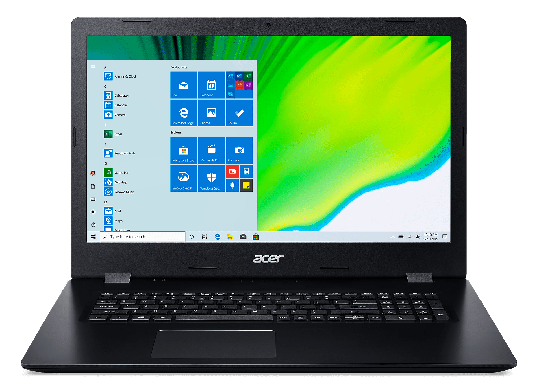 Acer Aspire 3 Laptop, 17.3'' HD, Intel Core i5-1035G1, 8GB RAM, 1TB HDD,  Intel UHD Graphics, Windows 10, A317-52-569E 