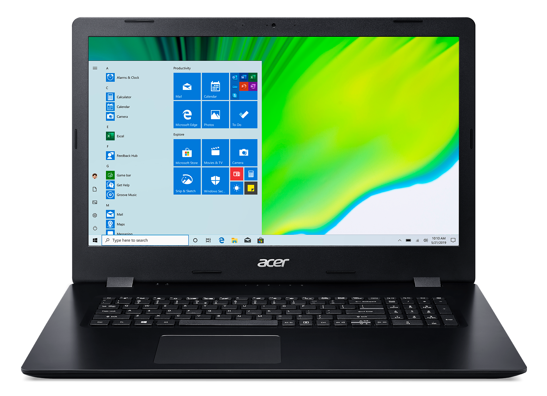 Acer Aspire 3 Laptop, 17.3'' HD, Intel Core i5-1035G1, 8GB RAM, 1TB HDD, Intel UHD Graphics, Windows 10, A317-52-569E - image 3 of 4