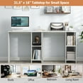 thumbnail image 6 of Topbuy Small Space Desk, White, 6 of 7
