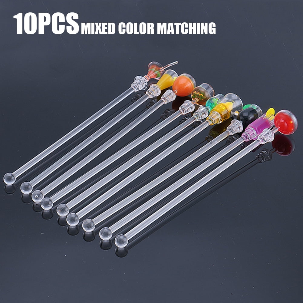 Details about   Set 5 Swizzle Stir Sticks Plastic Assorted colors Parrot 