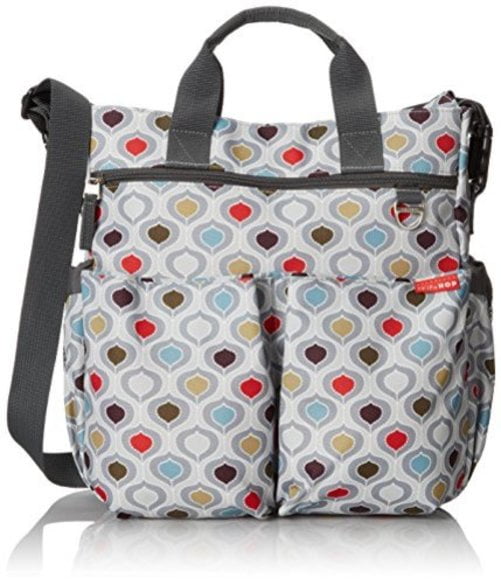 colorful diaper bag