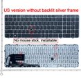 thumbnail image 1 of SP/US/RU pour HP EliteBook EliteBook 850 G3 850 G4 755 G3 ZBOOK 15U G3 G4 US Sans Rétroéclairage Clavier d'Ordinateur Portable Anglais US Sans Rétroéclairage, 1 of 6