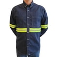 thumbnail image 2 of Camisa De Mezclilla Industrial Reflejante, 2 of 7