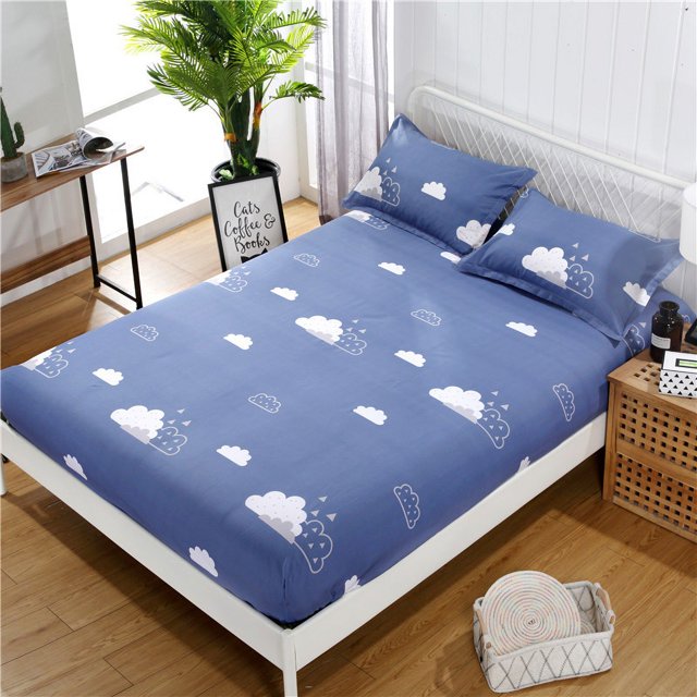 Funda protectora para colcha, funda de colchón a prueba de polvo, funda de cama de una sola pieza, Sábana individual antideslizante de 1,2 m/1,5 m