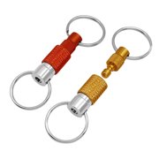 BELOWSYALER Upgraded Keychains, Detachable Pull Apart Key Rings Keychains LockHolder Convenient Keychains