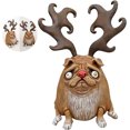 thumbnail image 2 of Adorno para muñeca - Pug de nariz roja Xemadio HFP-0530, 2 of 6