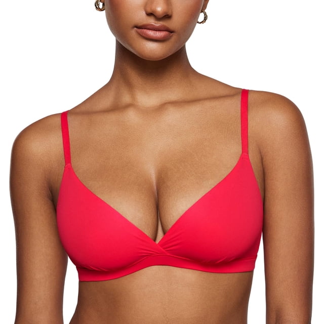 Bralette INLYRIC Inbarely Sin Aros Estiramiento Rojo Talle S