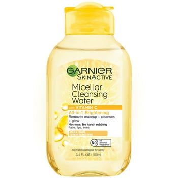 Garnier SkinActive Micellar Cleansing Water All in 1 Brightening with  C, 3.4 fl oz