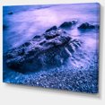 thumbnail image 2 of Blue Slow Motion Sea Waves - Modern Seascape Canvas Artwork, 2 of 3