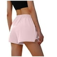 thumbnail image 6 of vigerkar Yoga Shorts for Women Wide Leg High Waist SweatShorts Baggy Gym Shorts Exercise Shorts Sexy Lounge Short Leggings Pink, L, 6 of 7