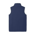 thumbnail image 3 of IYTR Men's Fleece Waistcoat Warm Zipper Outdoor Winter Waistcoat Lightweight Soft Comfortable Outdoor Waistcoat with Po Dark Blue XXXL, 3 of 3