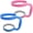 Pink+Dark Blue, variant on 2 Pack Tumbler Handle for 30oz Cups - Compatible with Yeti, RTIC, Ozark Trail, SIC, Chillr, Kodiak & More, Red & Purple Set