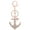Color 1, variant on Metal Rhinestone Anchor Keychain Crystal Jewelry Small Pendant