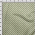 thumbnail image 4 of oneOone Viscose Jersey Pale Yellow Fabric Asian Ornamental Tile Craft Projects Decor Fabric Printed By The Yard 60 Inch Wide, 4 of 4