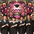 thumbnail image 1 of Danhjin Polyester Background Congrats Grad Backd Grad Backd Graduation Decorations Backd Backdrop, 1 of 6