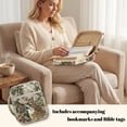 thumbnail image 4 of Xixirimido Quilted Bible Cover Case for Women Men Large Carrying Bag Book Tote Bags with Handle Bible Study Supplies Christian Gifts, Hunting Deer Forest Camouflage, 4 of 7
