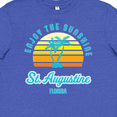 thumbnail image 4 of Inktastic Summer Enjoy the Sunshine St. Augustine Florida in Blue Youth T-Shirt, 4 of 5