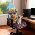 thumbnail image 2 of SCRAWLGOD Highland Cow Butterfly Daisy Print 4 Pieces Gaming Chair Cover with Armrest Slipcovers Stretchable Machine Washable Computer Chair Seat Slipcovers Cat Scratch Proof, 2 of 7