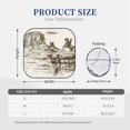 thumbnail image 3 of Vsdgher Western Desert Cowboys 1 Print Car Windshield Sun Shade, Reflective Sunshade Window Sunshade Sun Visor Protector Fit for Cars,Trucks,SUVs-Medium, 3 of 6