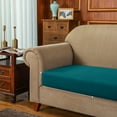 thumbnail image 7 of Stretch Sofa Seat Cushion Cover Couch Covers Furniture Protector (Sofa, Turquoise), 7 of 7