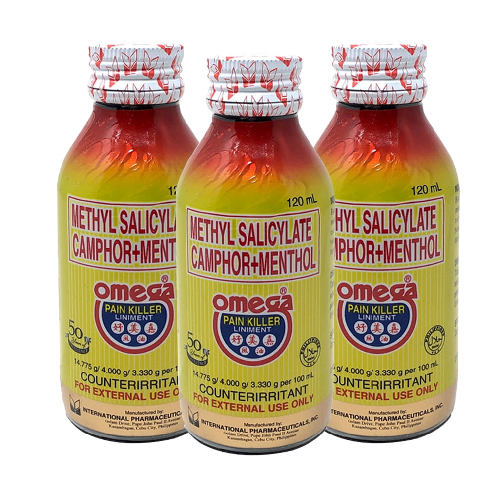 Omega Pain Killer Liniment 120ml Pack of 3