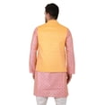 thumbnail image 5 of eloria Men's Nehru Jacket Waistcoat Indian Waistcoat Blazer Jacquard Jacket, 5 of 7