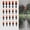 Spray Emitters, variant on Three-Way Atomizing Nozzle 1/4 Inch, 50 Pcs Adjustable Micro Spray Emitters, Drip Irrigation Parts Accessories for Patio Lawn Greenhouse Vegetable Irrigation Supplies