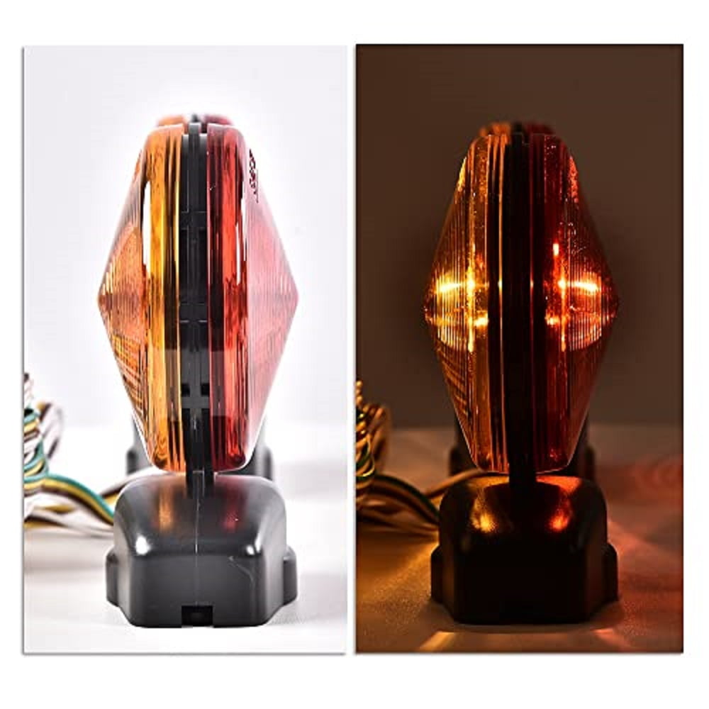 Universal Magnetic Towing Tow Light Kit 12V Trailer RV Dolly Tail Towed Car Boat Truck