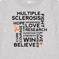 thumbnail image 4 of Inktastic Multiple Sclerosis MS Awareness Walk Boys or Girls Baby T-Shirt, 4 of 5
