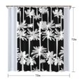 thumbnail image 5 of Tropical Palm Tree Bathroom Curtain 72x72, Vibrant Hawaii Sunset Design, Quick-Dry Polyester with Hooks for Modern Homes, 5 of 5
