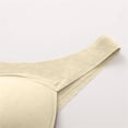 thumbnail image 4 of WCJM Beige Womens No Underwire Bras Plus Size Comfort Soft Bras Supportive Bralettes Cute Strong Support Sports, 4 of 6