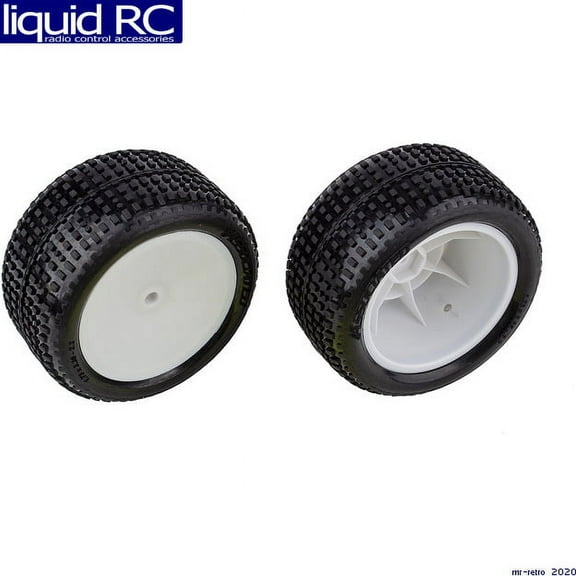 Team Associated RB10 RTR Rear Wheels and Tires mounted ASC72019 Electric Car/Truck Option Parts