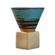 thumbnail image 1 of Taza de café expreso de gres de 200ml Ticfox con Base Cerámica Retro Azul, 1 of 12