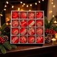 thumbnail image 6 of Christmas Ball Bright Color Scheme Christmas Ball Ornaments for Xmas Christmas Tree - 4 Style Shatterproof Christmas Tree Decorations Hanging Ball for Holiday Wedding Party(16pcs, 2.36"/6CM), 6 of 7