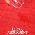 thumbnail image 6 of Superior Nora Cotton Absorbent Thick Terry Bathmat Set of 2, Red, 6 of 10