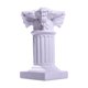 thumbnail image 2 of Portavelas romano blanco Base de resina estatua figurita Pedestal para boda interior exterior decoración del hogar ornamento Sunnimix Pilar Romano, 2 of 8