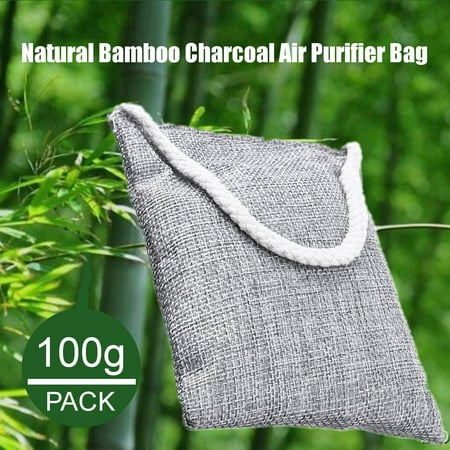 Meigar 1 PACK Charcoal Bags Natural Odor Bamboo Air Purifier Cars Closet Bathroom
