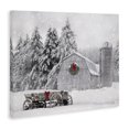 thumbnail image 4 of Stupell Industries Snow Covered Farmland Holiday Painting Gallery Wrapped Canvas Art Prints Wall Art, 40 x 30, 4 of 8