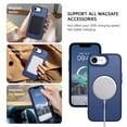 thumbnail image 4 of GAOBAO Magnetic Case for iPhone 16e / iPhone 17e, Compatible with MagSafe, Skin Feel Shockproof Anti-Fingerprint Protective Cover for 6.1", Blue, 4 of 8