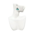 thumbnail image 4 of Delight Jewelry Acrylic 1.25" Teal Cheer Megaphone Black Crystal Clip on Earrings, 4 of 5