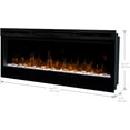 thumbnail image 2 of Dimplex Prism 50.28" W x 19.45" H x 7.28" D Wall Mount Electric Fireplace - Black, BLF5051, 2 of 2