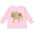thumbnail image 3 of Inktastic Bulldog Boys or Girls Long Sleeve Toddler T-Shirt, 3 of 5