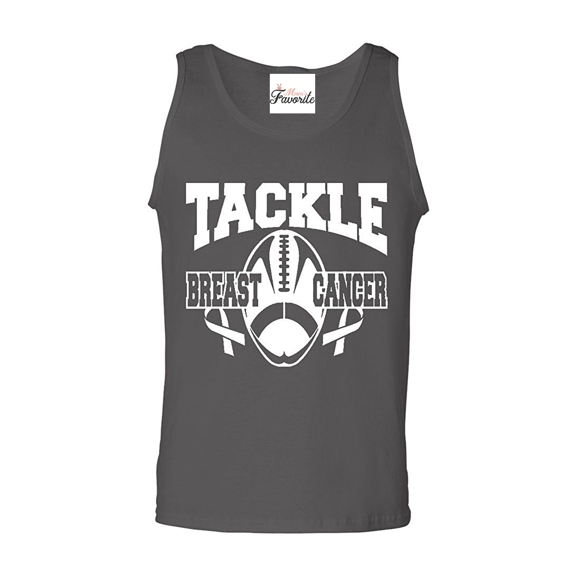 MmF - Men's Tank Top for Men, up to Men Size 3XL - Tackle Breast Cancer