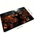 thumbnail image 3 of Halloween Themed Doormat Entryway Rug, Spooky Pumpkin Front Door Mat for Trick or Treaters, Non Slip Washable Mat for Indoor and Outdoor, Festive Halloween Floor Decoration for Home, 3 of 8