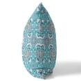 thumbnail image 2 of 18" Love and Liberty Broadcloth Blown and Closed Pillow in Light Blue Fabric, 2 of 5