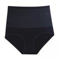 thumbnail image 1 of Paquete de 2-3 para mujer, ropa interior moldeadora con control del vientre, entrenadores de cintura, color negro 3 piezas SM SunniMix Ropa interior de algodón de talle alto, 1 of 8