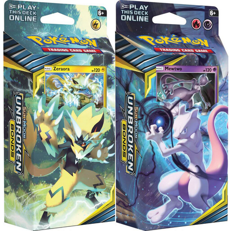 Pokemon Tcg Sun Moon Unbroken Bonds Theme Decks