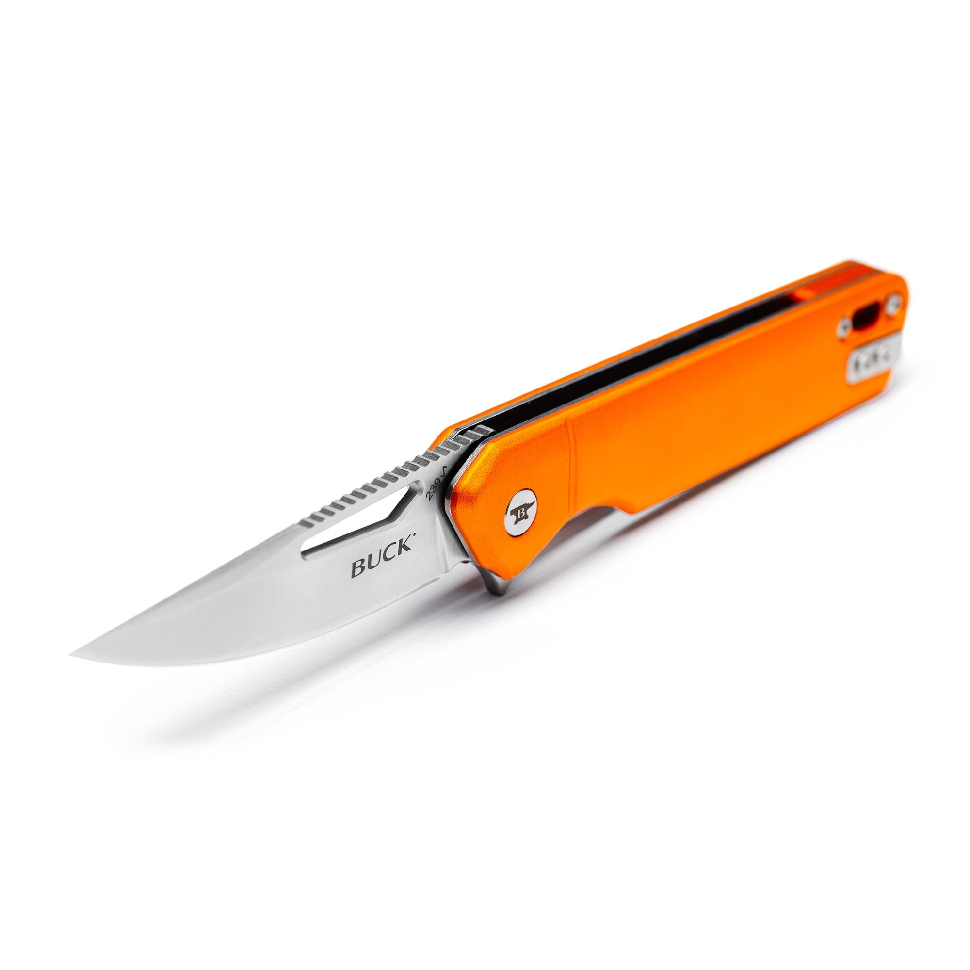 Buck Knives 239 Infusion Folding EDC Knife, 3-1/5” Pocket Knife Blade, Orange, 2.82 oz