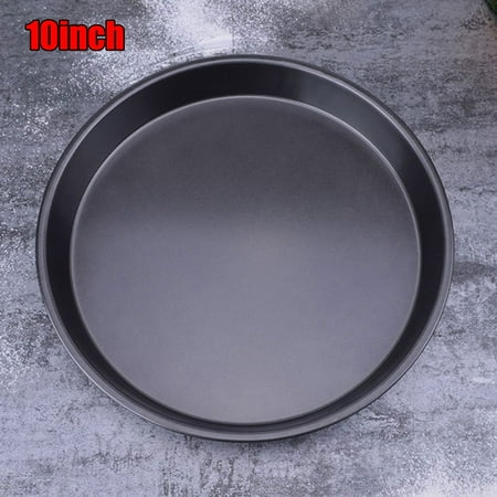 

YLLSF 10inch Round Deep Dish Pizza Pan Non-stick Pie Tray Baking Kitchen Tool
